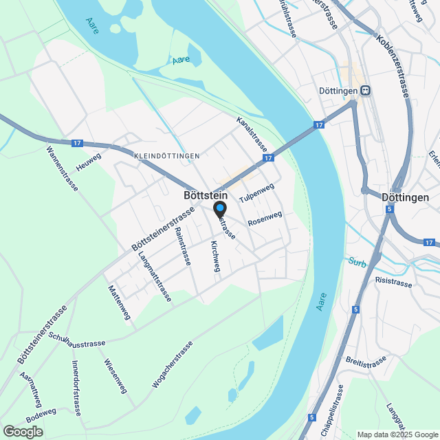 Dorfstrasse 4.5 Gartenwohnung Zimmer Haus B01 - Karte