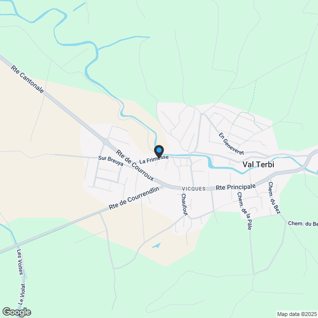 Appartement neuf à Vicques - Karte