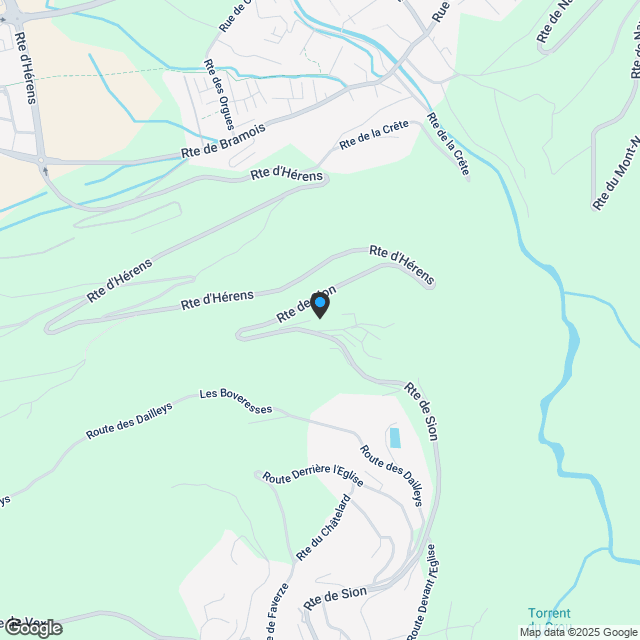 4.5-Zimmer Reihenhaus in Vex - Karte