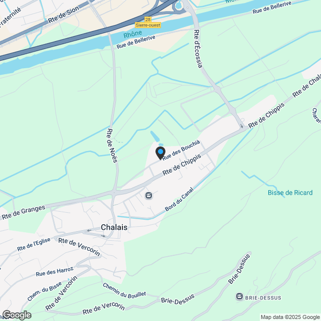 Zwei Doppelhaushälften mit 4,5 Zimmern und Bürobereich - Südausrichtung - Karte