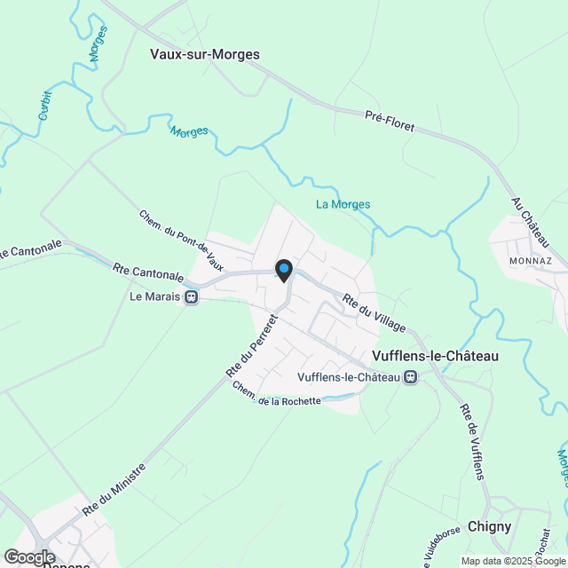 5-Zimmer Einfamilienhaus in Vufflens-le-Château - Karte