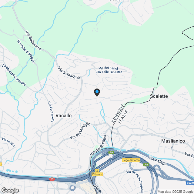 MODERNO APPARTAMENTO 2.5 LOCALI CON TERRAZZA A VACALLO - Karte