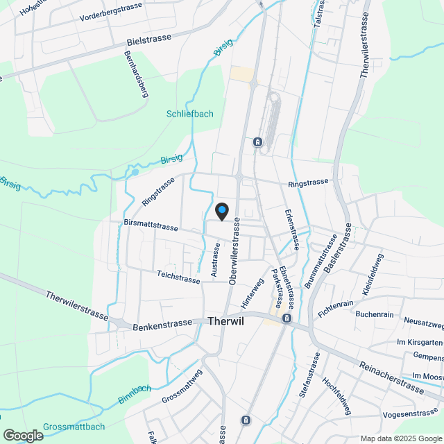 Wohnen im Grünen - Stilvolle 4,5-Zimmer Gartenwohnung in Therwil - Karte