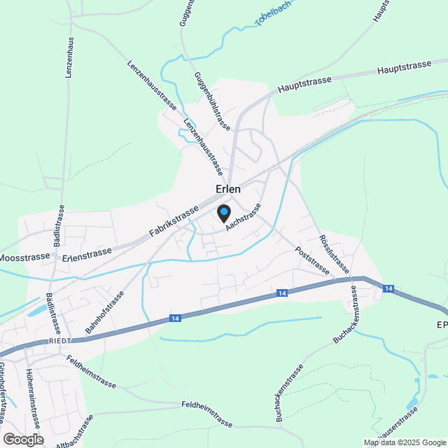 3.5 Zimmerwohnung in Erlen - Karte