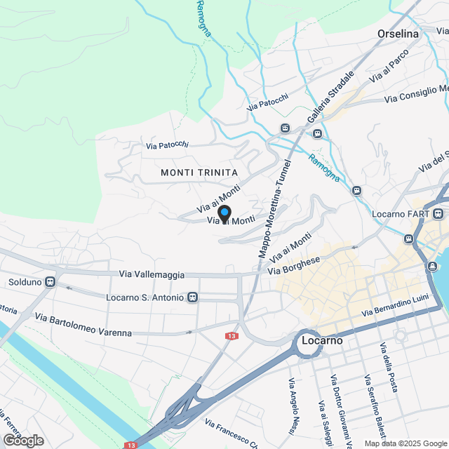 LOCARNO MONTI - Lussuoso appartamento con vista lago - Karte