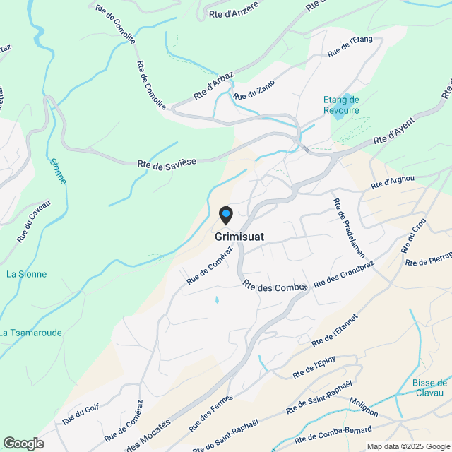 Umgebung für dieses sublime Projekt - Karte