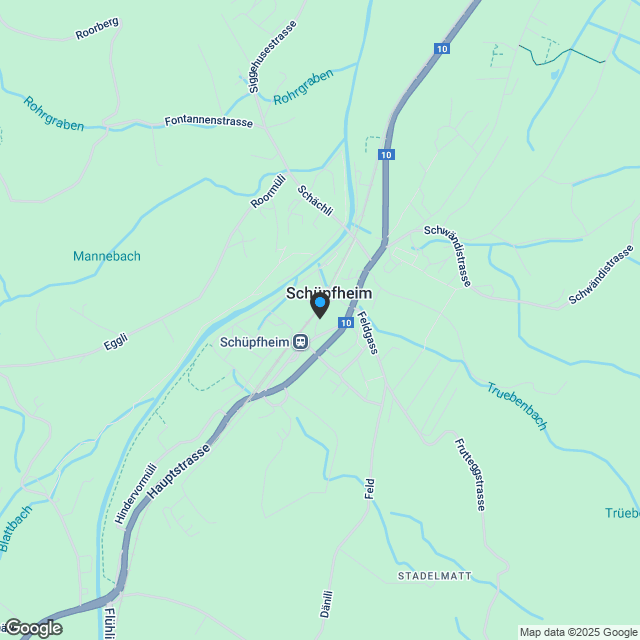 Wohnen im Zentrum von Schüpfheim - Karte