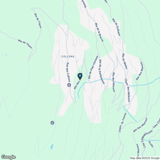Attika-Neubau in einem Chalet mit gehobenem Standard, Ski in/out ? Dixence Resort - Karte