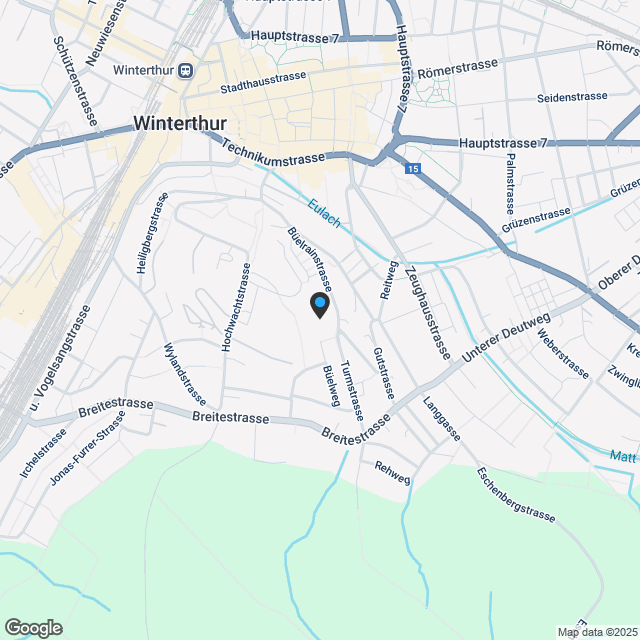 Tauschimmobilie Moderne 3.5-Zimmer-Wohnung in Winterthur, Neubau 2023 - Karte