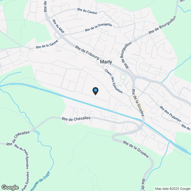 Appartement 4.5 pièces à Marly - Karte