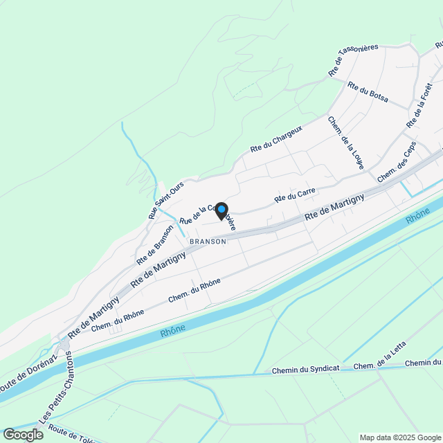 Villas les Ruches, Fully - Villa A - Karte