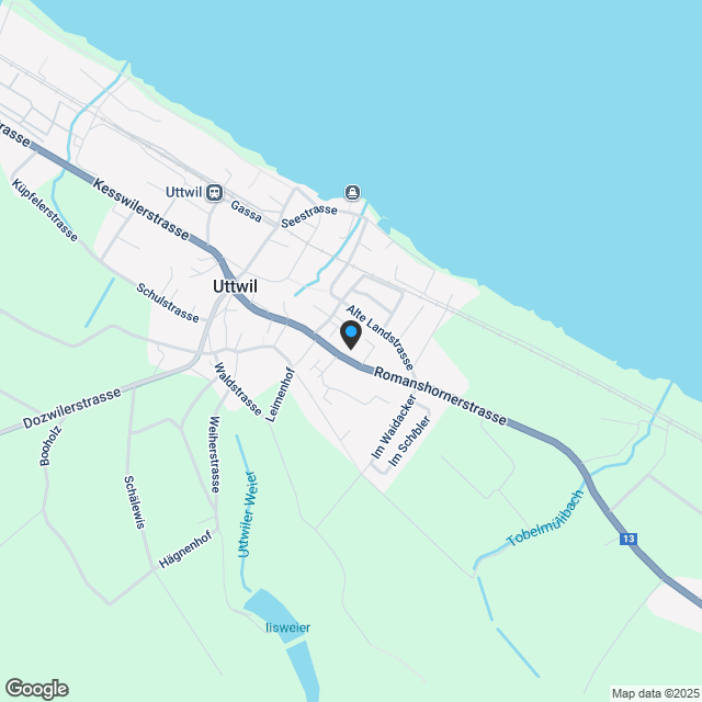 2.5-Zimmerwohnungen mit Sitzplatz in Seenähe - Karte