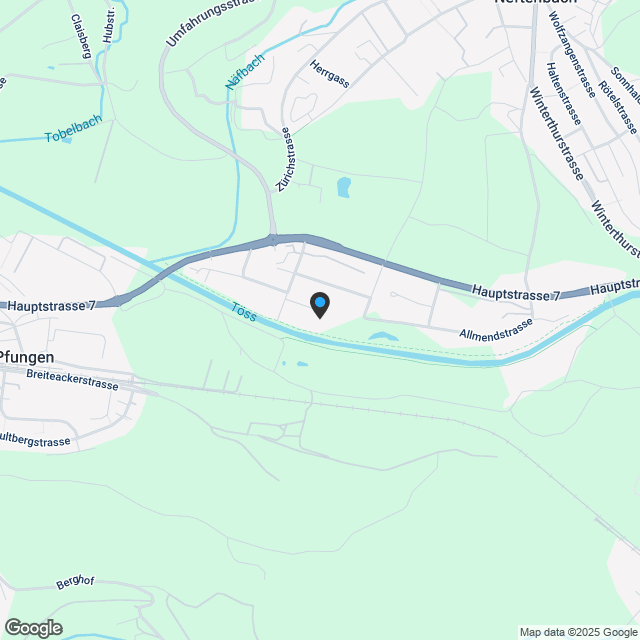 4½-Zimmer-Etagenwohnung im Tössidyll - Karte