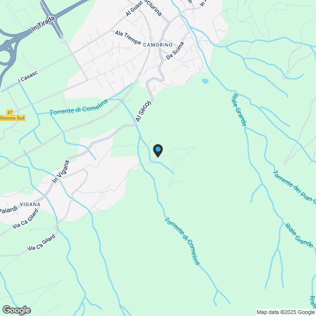 Moderne Villa im Bau mit Garten in Camorino - Karte