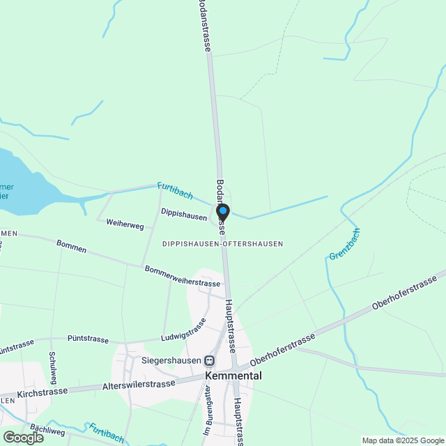 grosszügiges 6.5-Zi. Reihenhaus mit separatem Studio in Bätershausen (bei Kreuzlingen) - Karte