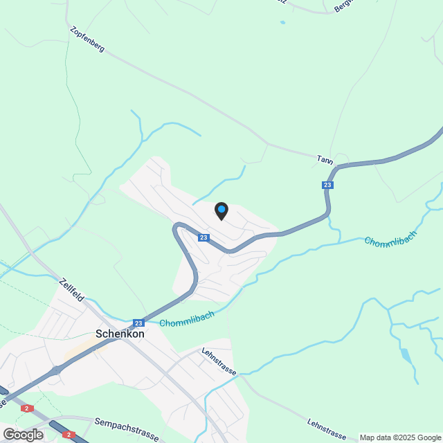 Luxuriöse 4.5 Zimmer Terassenwohnung in Schenkon LU - Karte