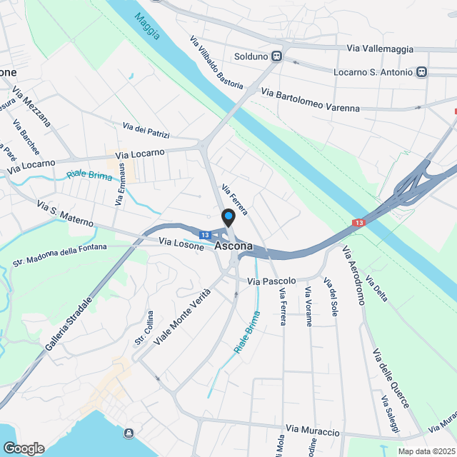 Ascona: Attico 4.5 locali con roof top - Karte