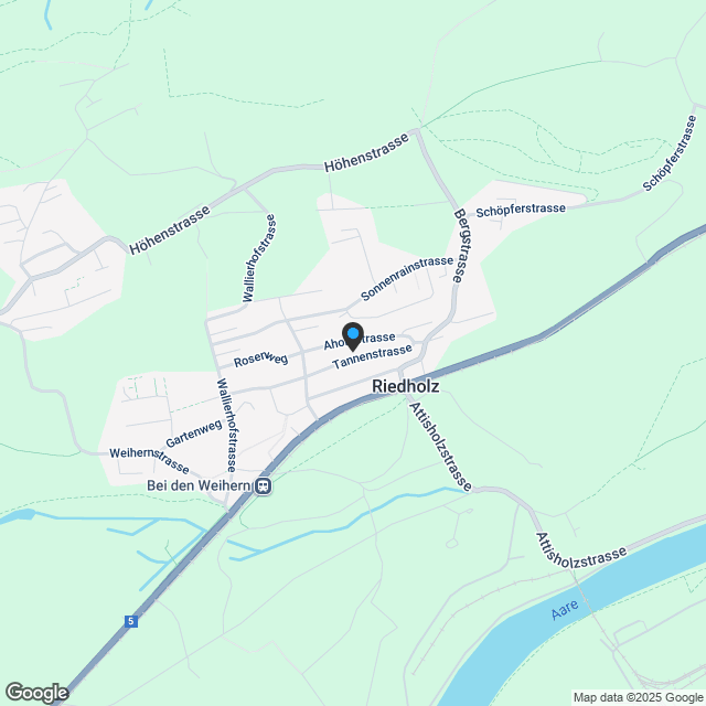 2.5 Zimmer Wohnung 1. OG in Riedholz (Ortsteil Niederwil) - Karte