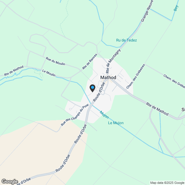 Bau von Wohnungen in Mathod - Karte