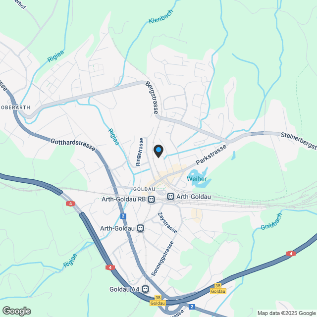 3 1/2 Zimmer-Wohnung mit See- und Bergsicht - Karte