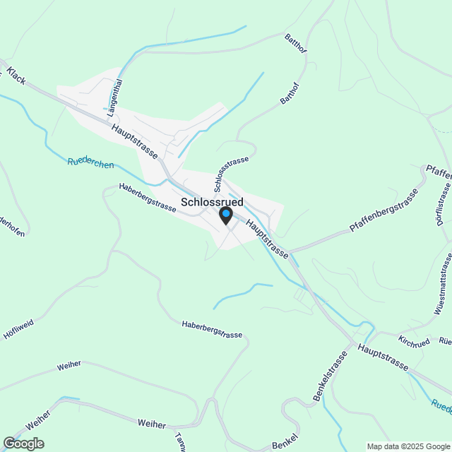 3.5 Zimmer Wohnung an zentraler Lage und doch im Grünen - Karte