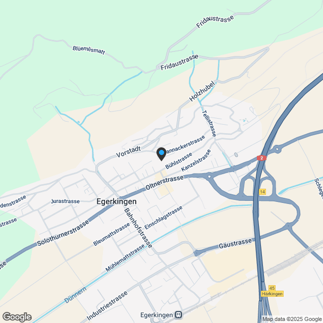 Bühlhubel 9 - Wohnen mit Alpenblick in Egerkingen - Karte