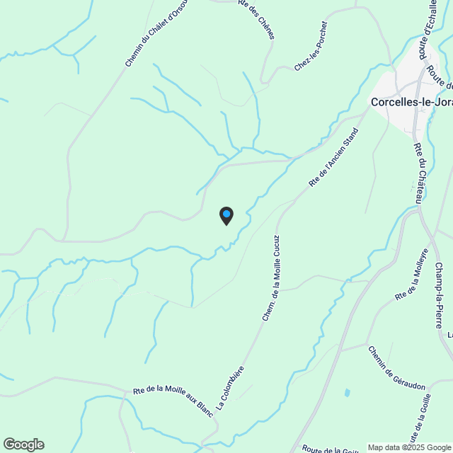 Die Villas'geoises Corcelles-le-Jorat - Karte