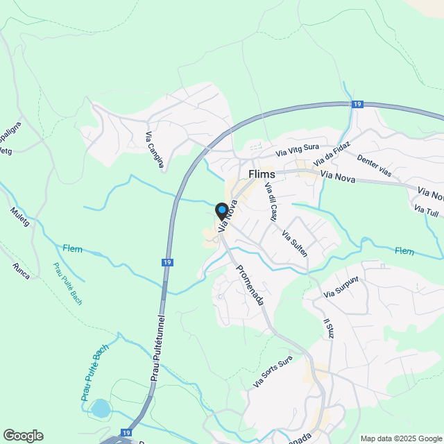 LETZTE CHANCE! Exklusive 4.5-Zimmer-Maisonette-Ferienwohnung WIRKLICH AN BESTER LAGE IN FLIMS - Karte