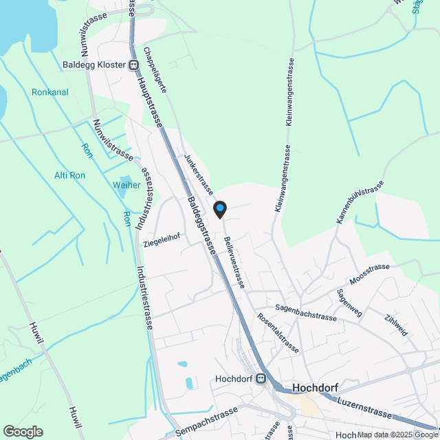 Wohnen in Hochdorf: 5.5-Zimmer oder als 4.5-Zimmer Wohnung ausbaubar. - Karte
