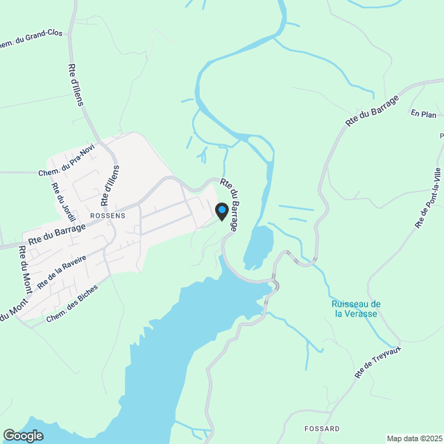 Die Balkone am See - Eine außergewöhnliche neue Promotion Rossens/FR - Karte