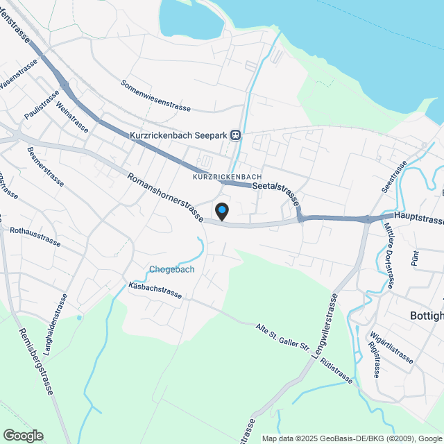 NEUBAUPROJEKT KURIBA, ROMANSHORNERSTRASSE 81, 8280 KREUZLINGEN, 19 EIGENTUMSWOHNUNGEN - Karte