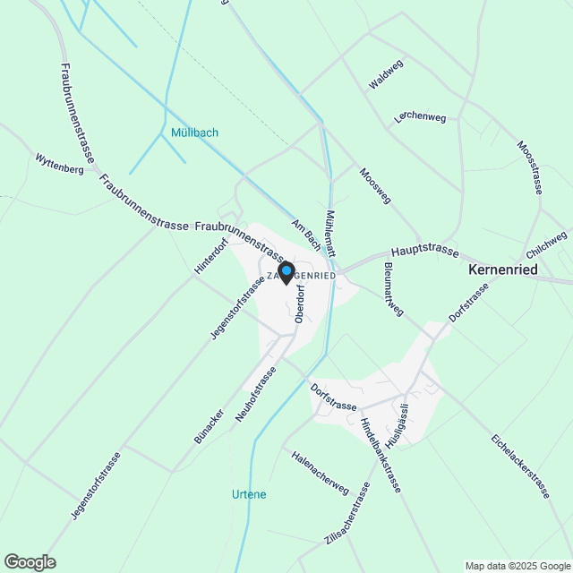 Neubau - stilvolle 4.5-Zimmer-Maisonette mit 157 m² Wohnfläche in Zauggenried - Karte