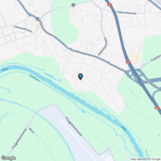 Traumhafte Lage/Garten- und Poolparadies/unmittelbar nähe Aare/viel Potenzial (Ausbau oder Neubau) - Karte