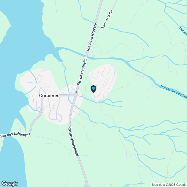 Eine Corbières Villa neu 5,5 Zimmer am Rande einer landwirtschaftlichen Zone, gegenüber dem See - Karte