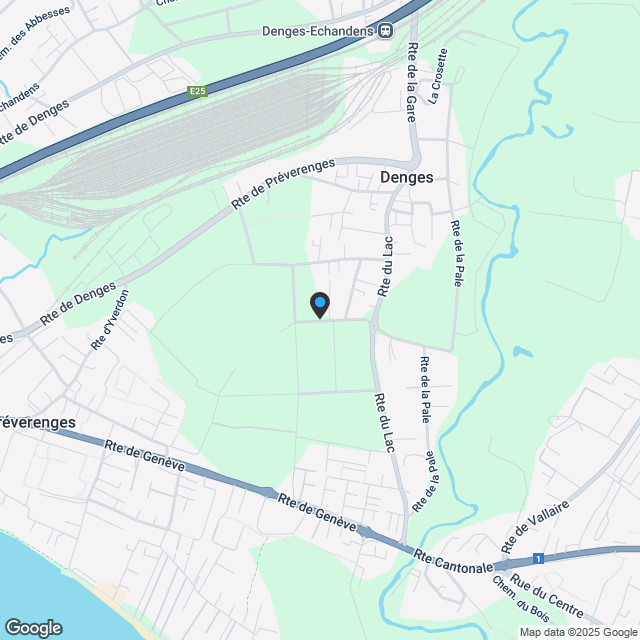 Letzte neue Villa in der Nähe von Morges und Lausanne - Karte