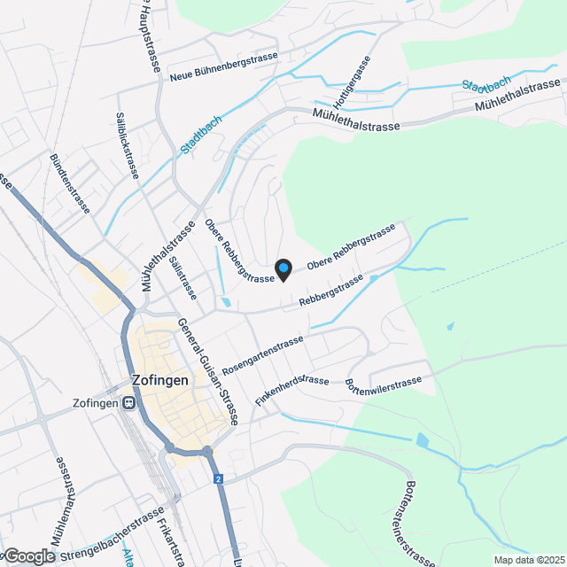 5.5-Zi-Wohnung Neubau «Oberer Rebberg» in Zofingen - Karte