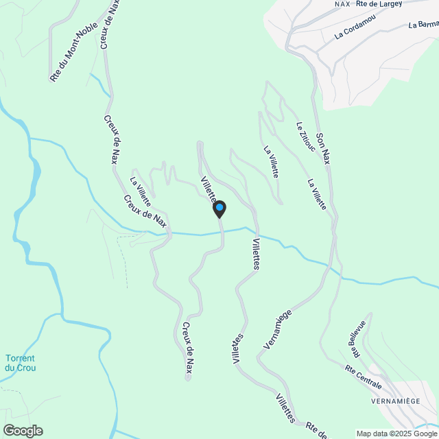 NAX Maison de charme Vue panoramique sur les Alpes et la Vallée - Karte