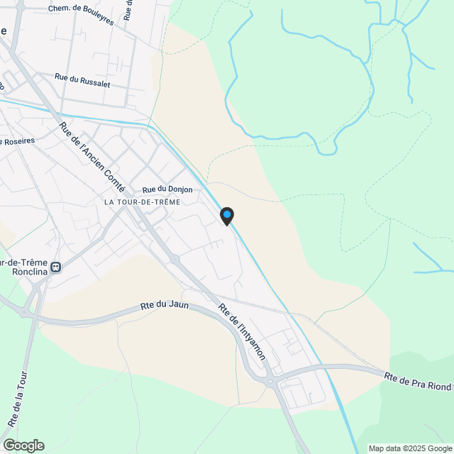 Teilansicht der Berge vom Garten, neue Villa, Übergabe Ende 2025 - Karte