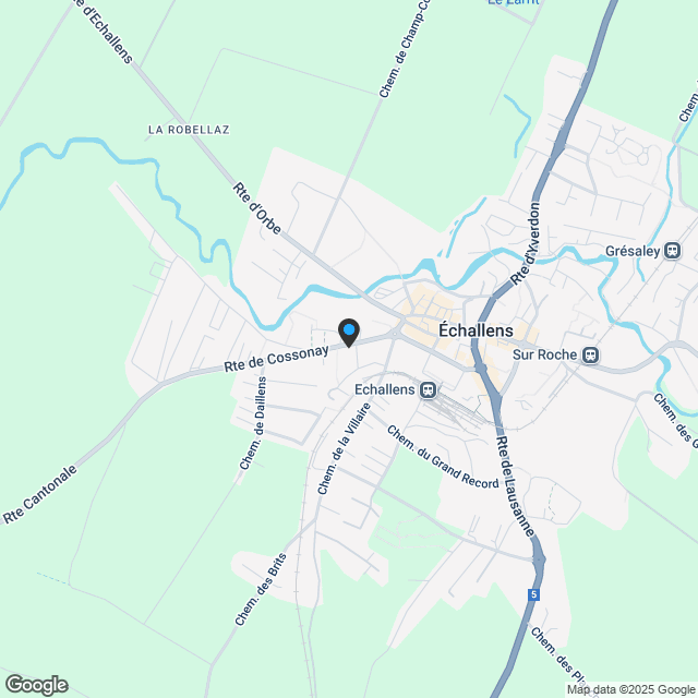 PRÄCHTIGE WOHNUNG / GEWERBEPROJEKT IM HERZEN VON ECHALLENS - Karte