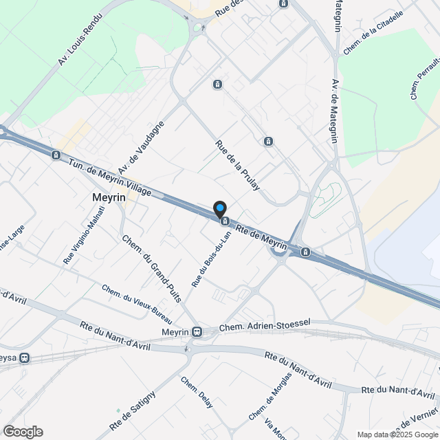 THPE Dorfhaus in Meyrin - Karte