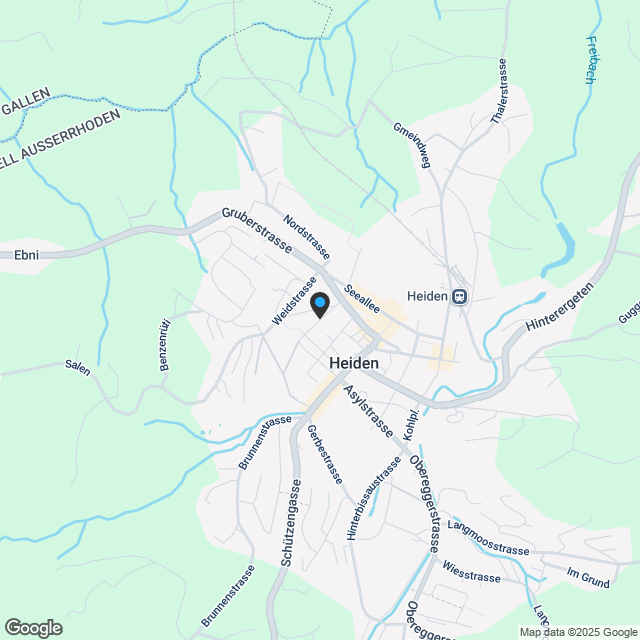 Heiden: Stilvolles 6.5-Zimmer-Haus an Toplage – Lebensqualität pur - Karte