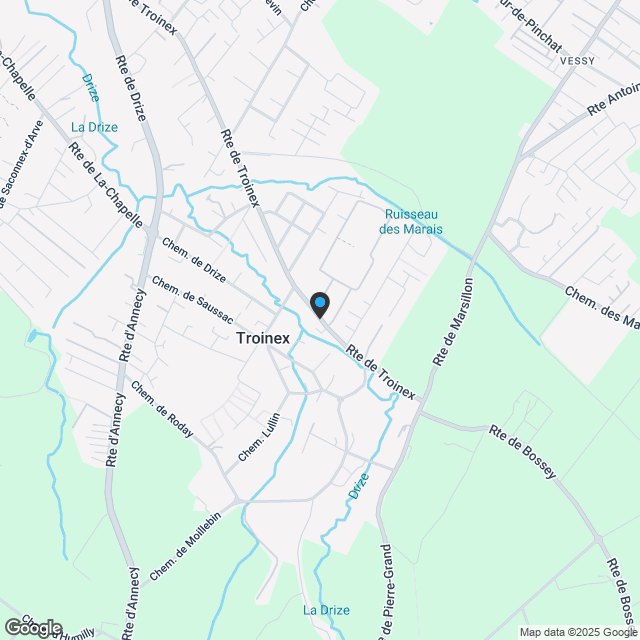 Moderne Villa mit Garten - Karte