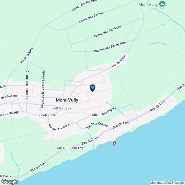 Moderne Villen mit Panoramablick auf den Murtensee - Karte