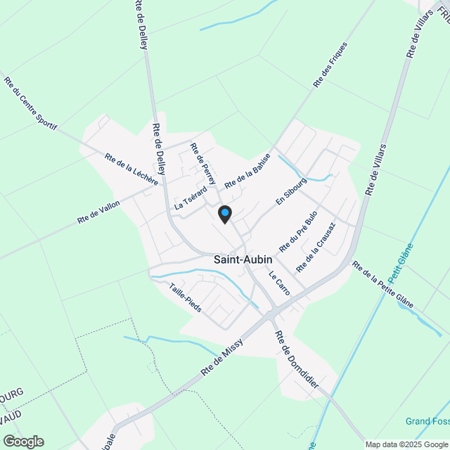 4.5 Zimmerwohnung im 1. Stock zu verkaufen in St-Aubin - Karte