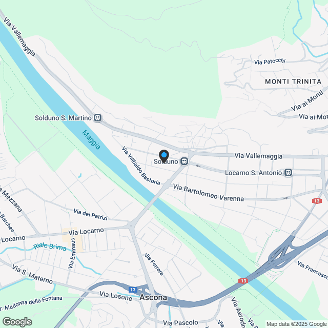 LOCARNO - geräumiges 2.5-Zimmer-Wohnung mit großer Terrasse - Karte