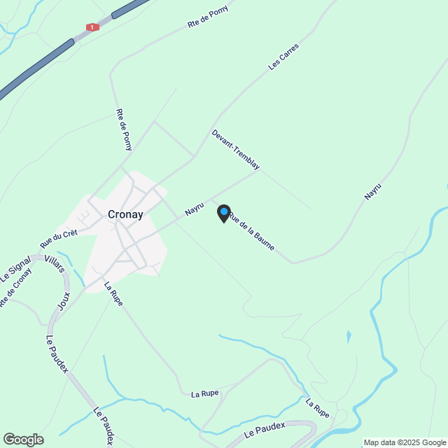 Doppolvilla mit 5.5 Zimmern in Cronay - Karte