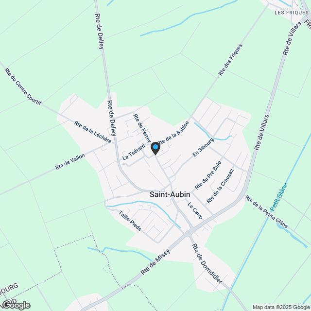 Eine Luxuswohnung zum Verkauf in St-Aubin, FR. - Karte