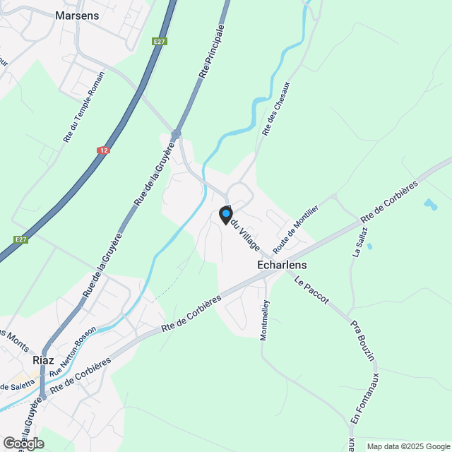 Neue 5 1/2 Zimmerwohnung "LA VILLAGEOISE - Karte