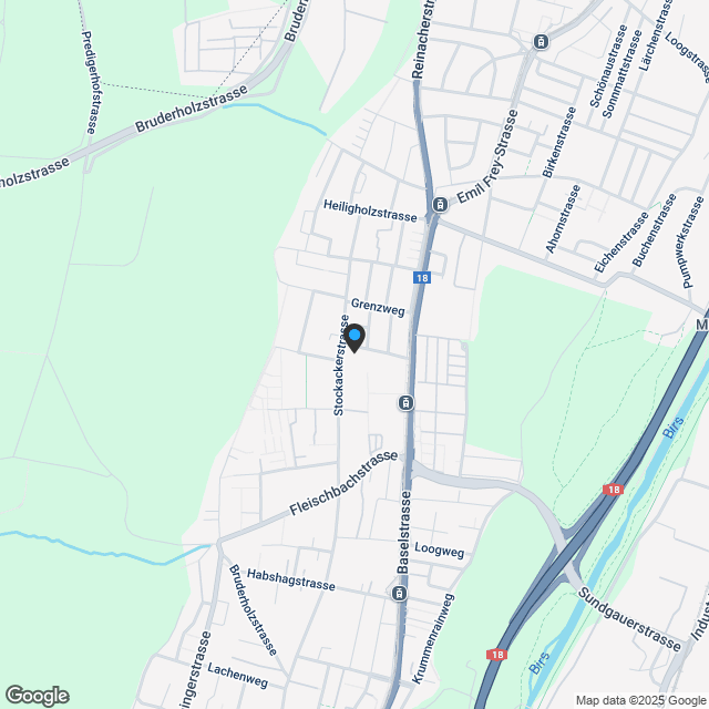 Willkommen an der Jupiterstrasse - Ihr neues Zuhause in Reinach - Karte