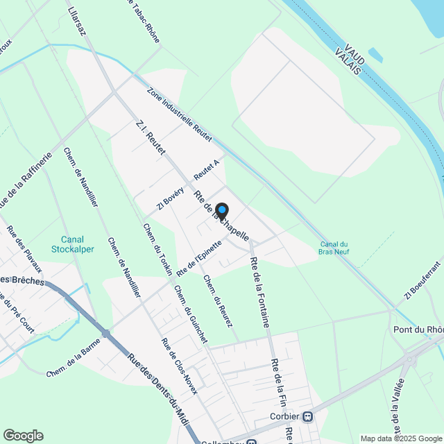 3.5-Zimmerwohnung in Collombey - Karte